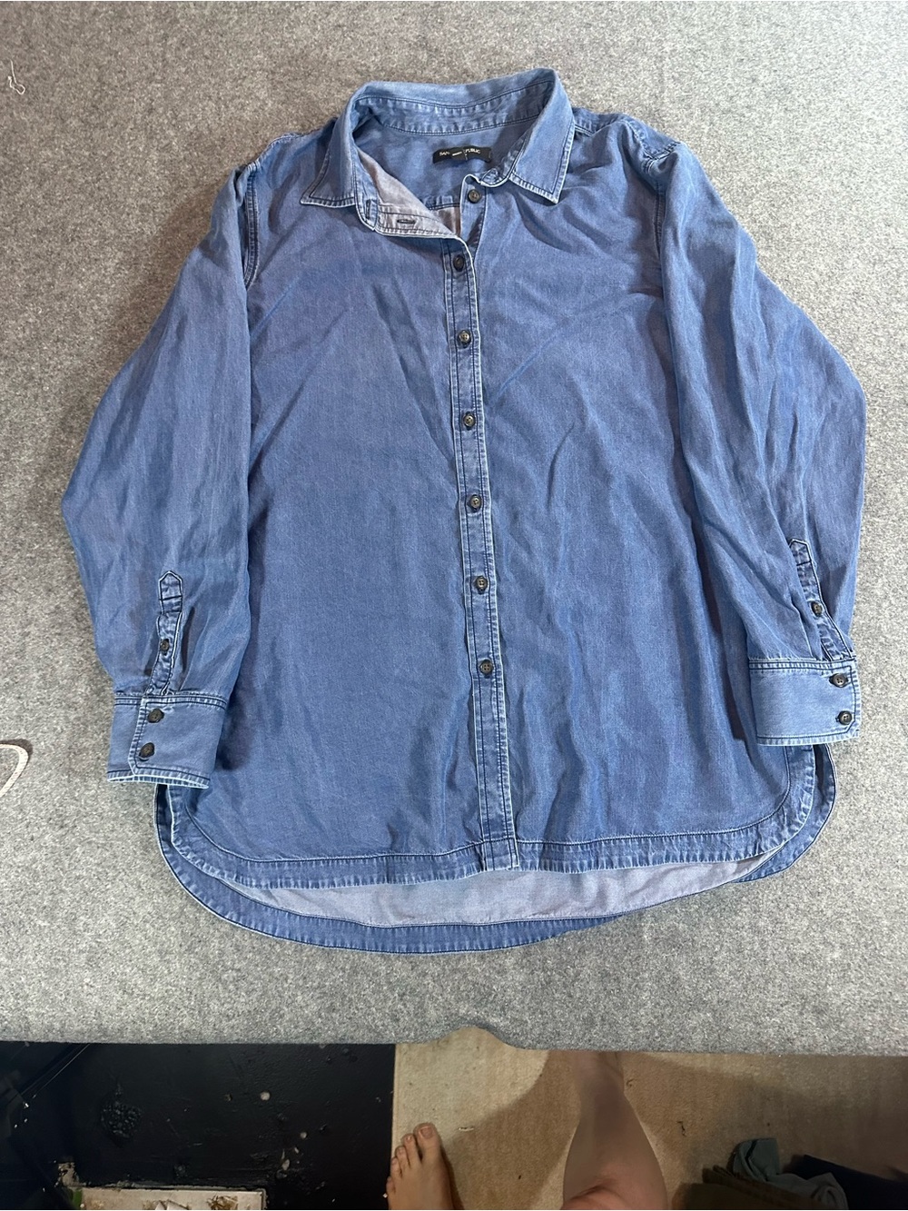 Banana Republic Denim Button-Down Women's Top
